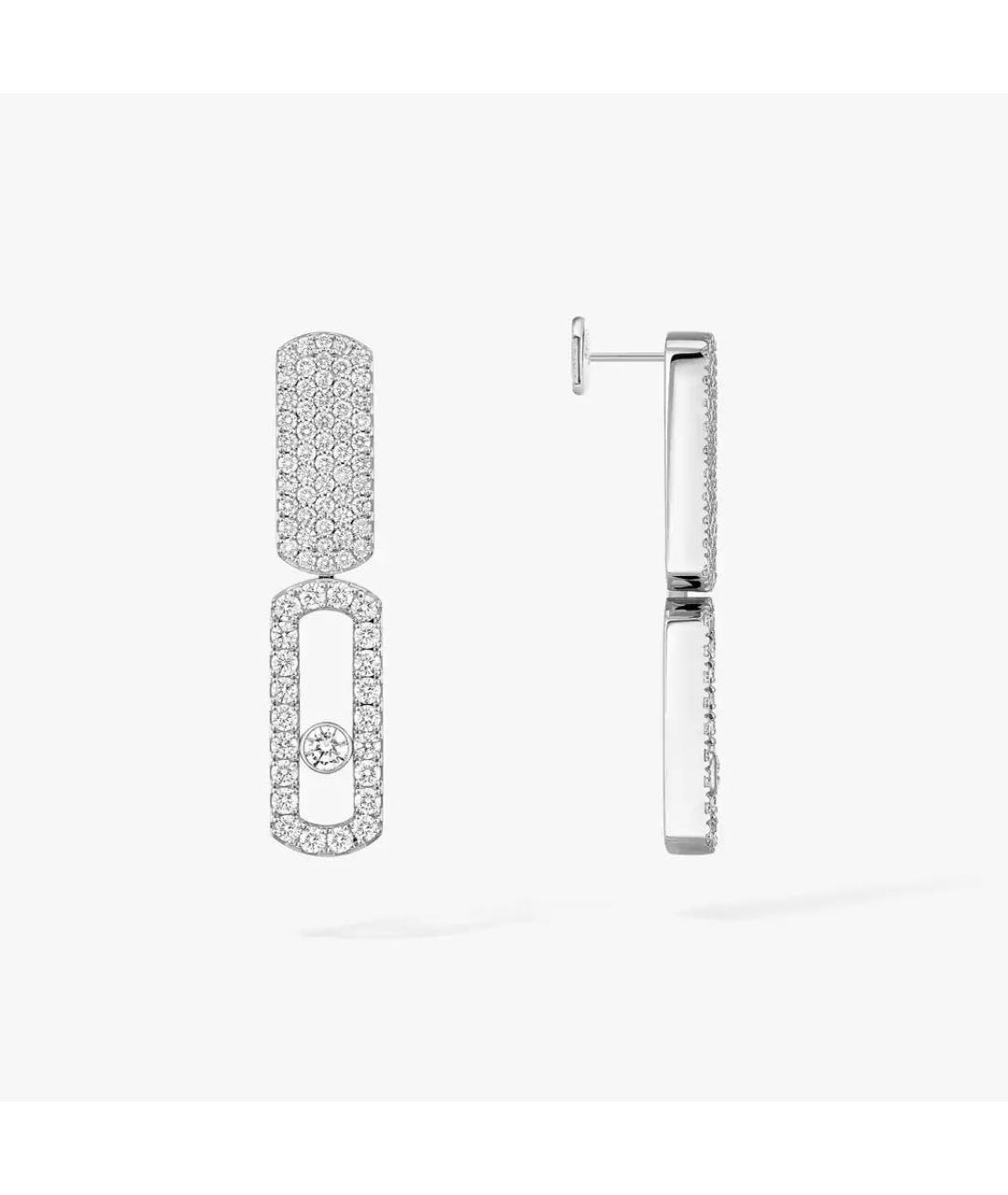 MESSIKA Серебряные серьги из белого золота, фото 3