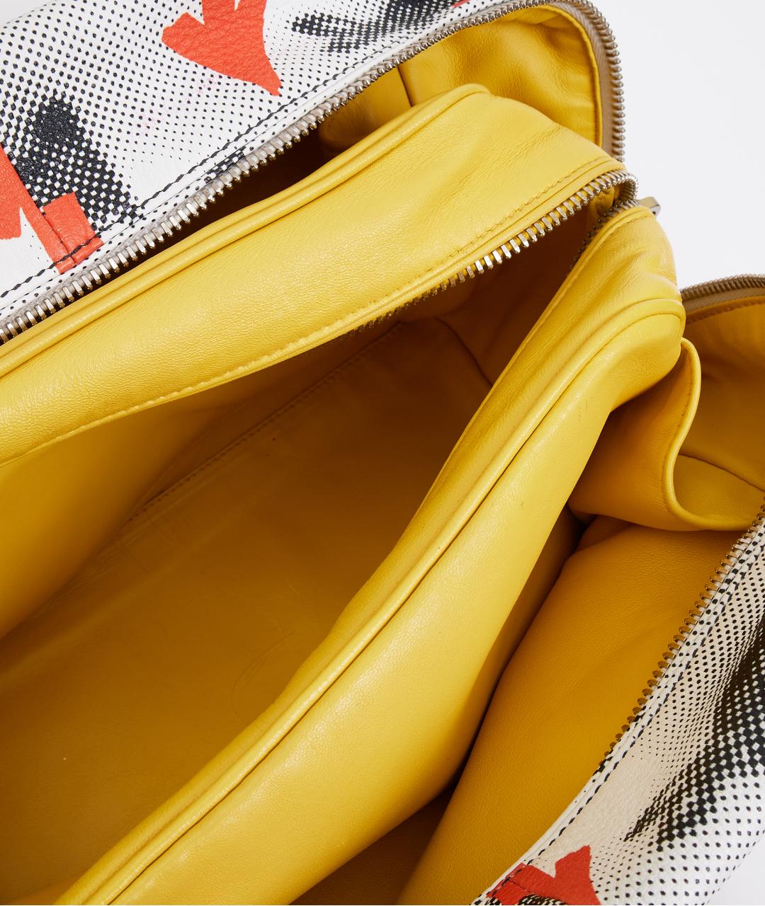 PRADA Белая кожаная сумка на плечо, фото 8