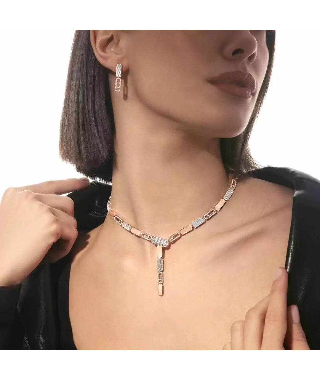 MESSIKA Золотые серьги из розового золота, фото 2