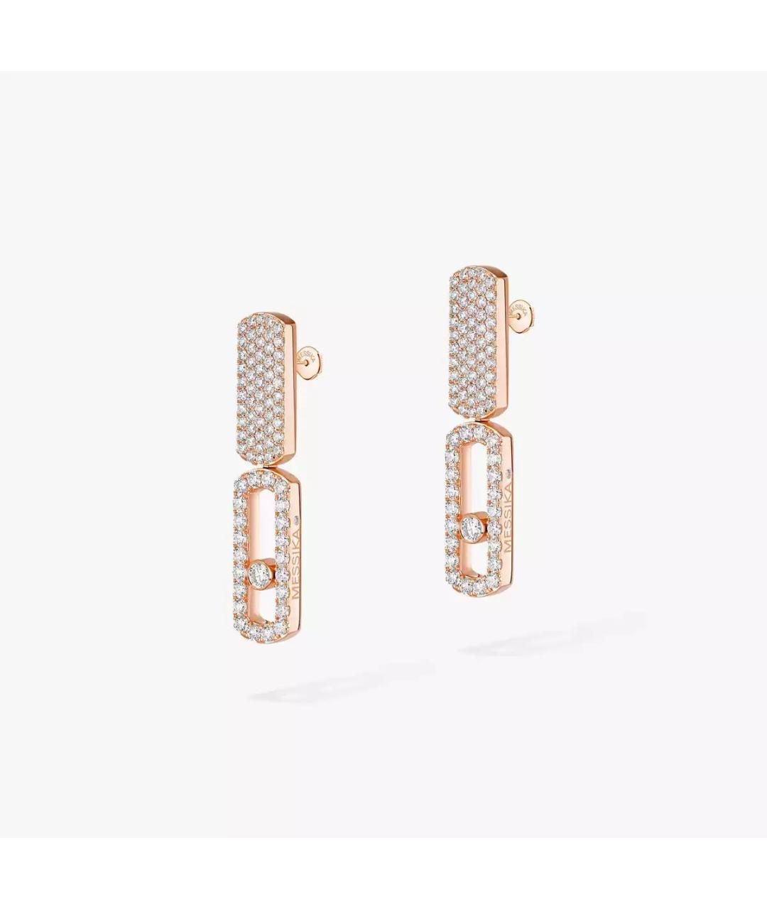 MESSIKA Золотые серьги из розового золота, фото 3