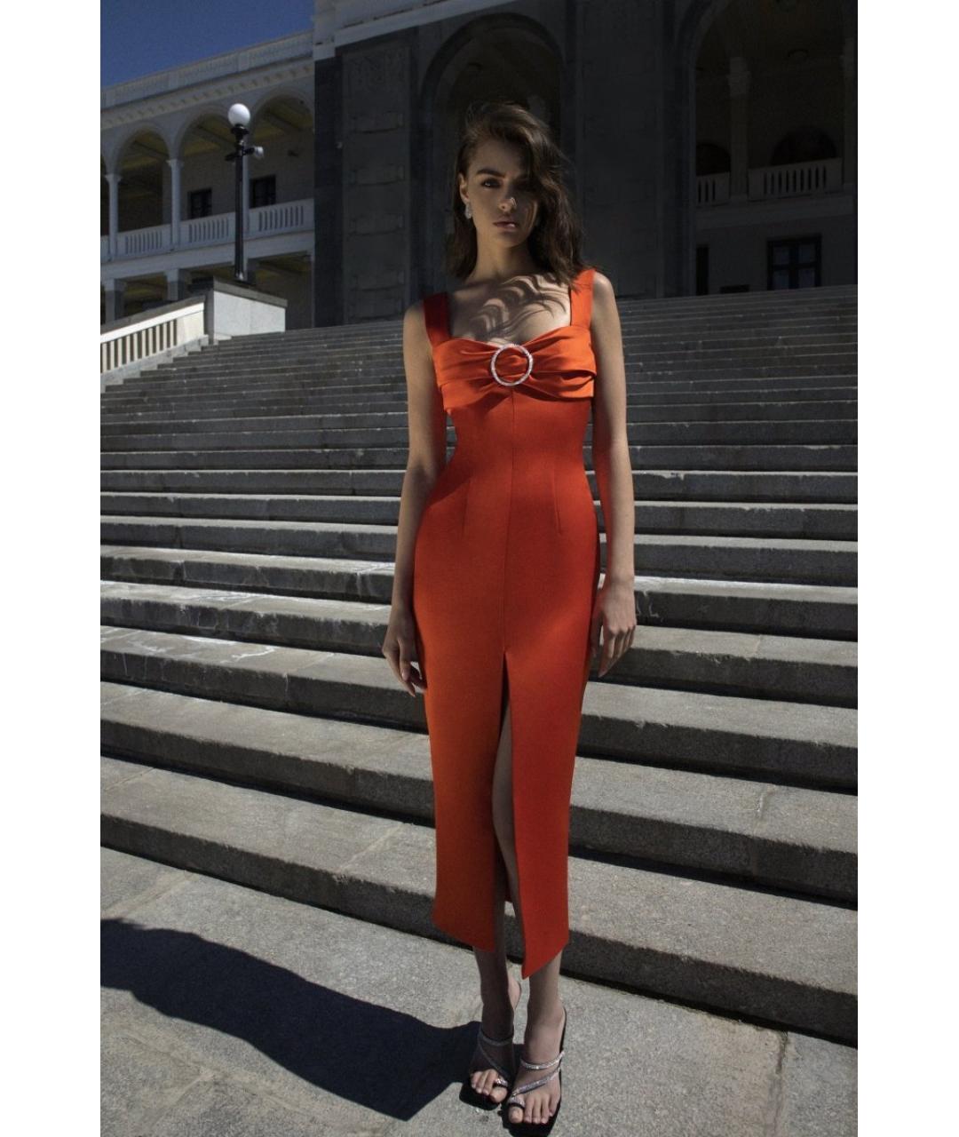 RASARIO Оранжевое коктейльное платье, фото 2