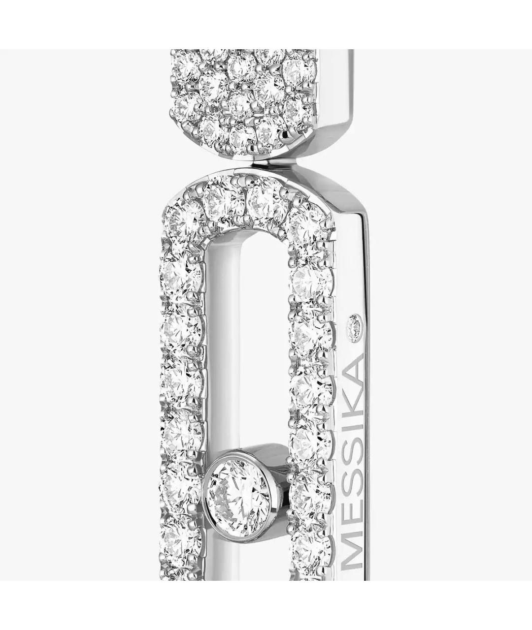 MESSIKA Серебряные серьги из белого золота, фото 6