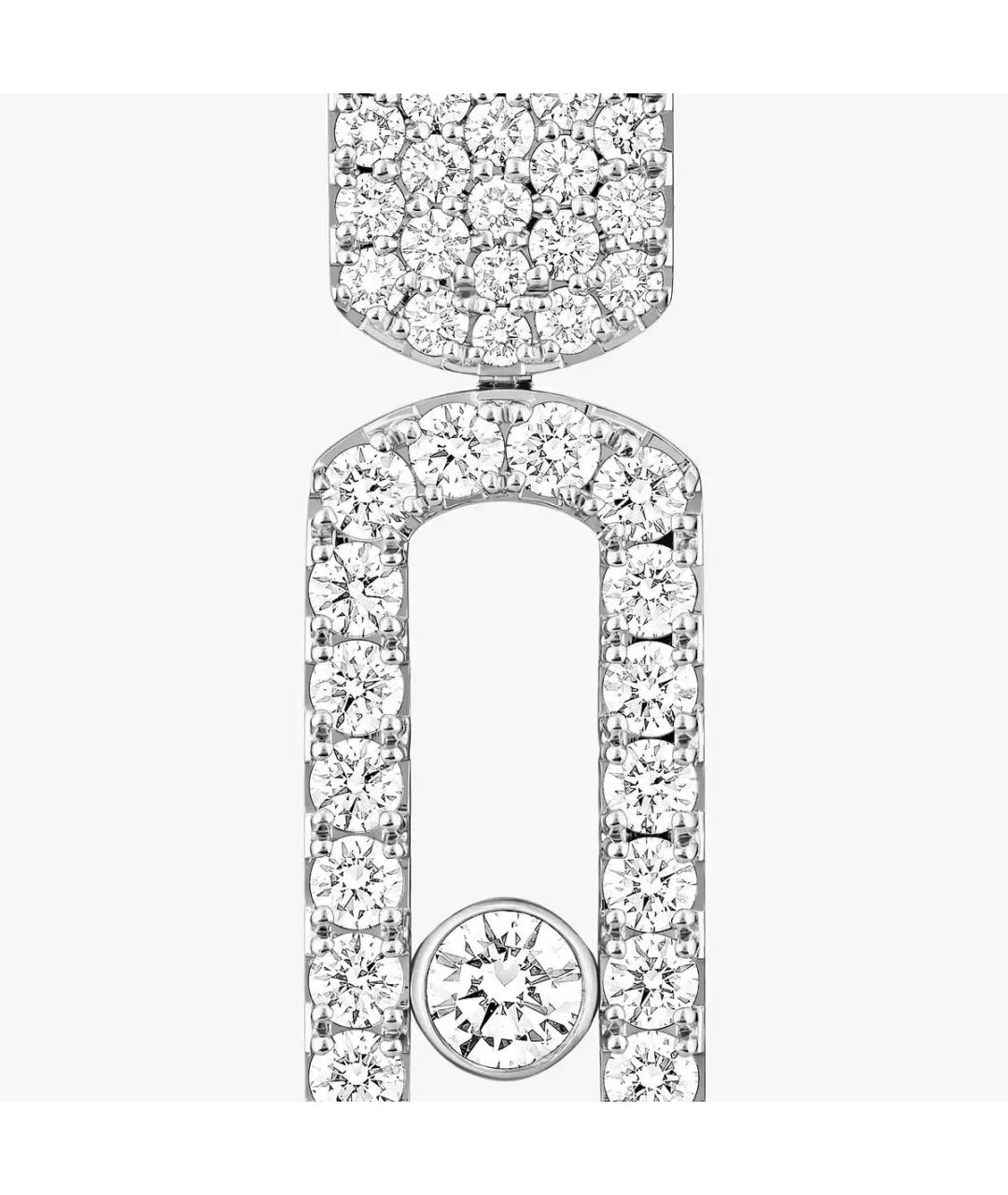 MESSIKA Серебряные серьги из белого золота, фото 4