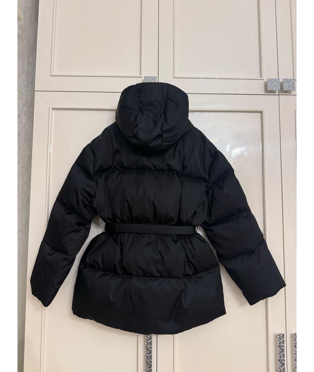 PRADA Черный полиамидовый пуховик, фото 2