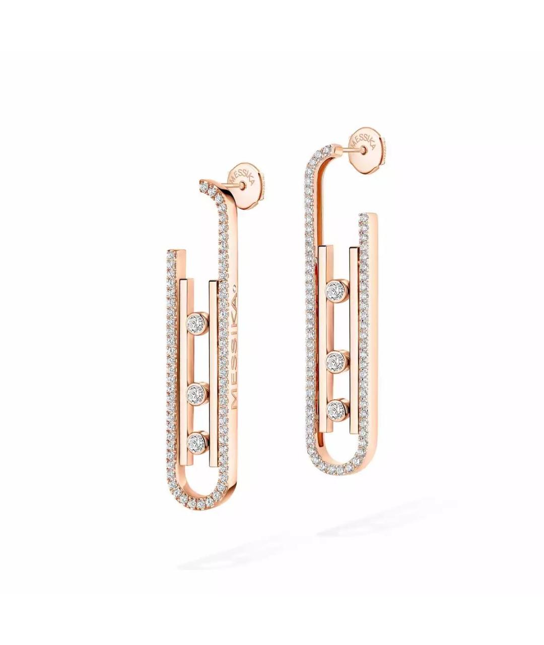 MESSIKA Золотые серьги из розового золота, фото 4