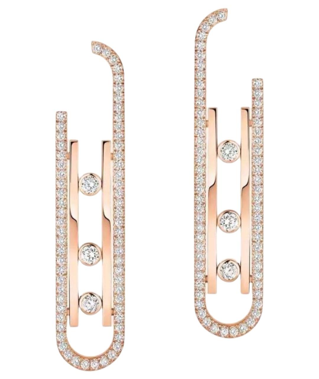 MESSIKA Золотые серьги из розового золота, фото 1