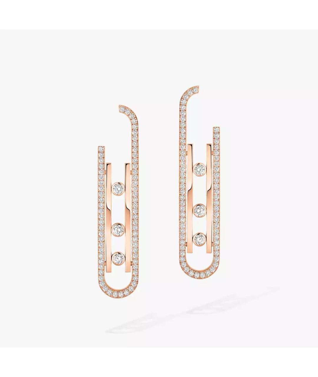 MESSIKA Золотые серьги из розового золота, фото 7