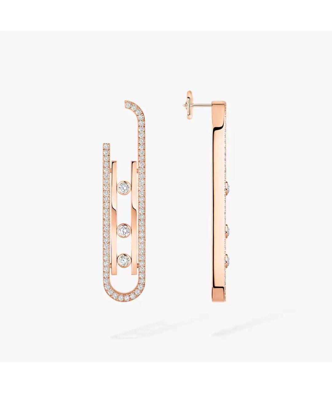 MESSIKA Золотые серьги из розового золота, фото 6