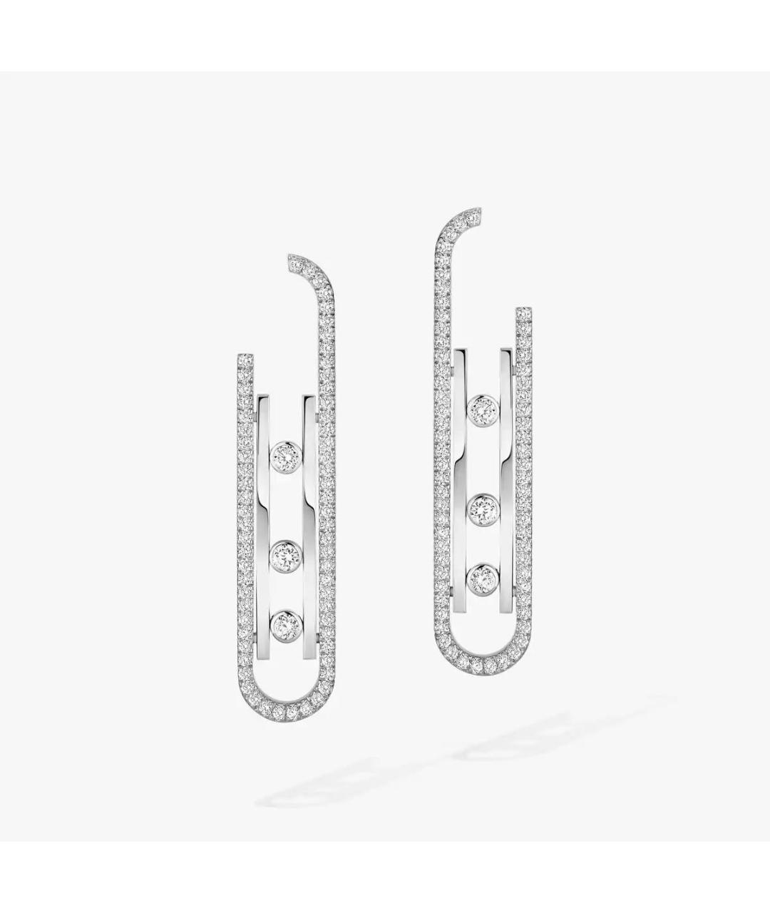 MESSIKA Серебряные серьги из белого золота, фото 6