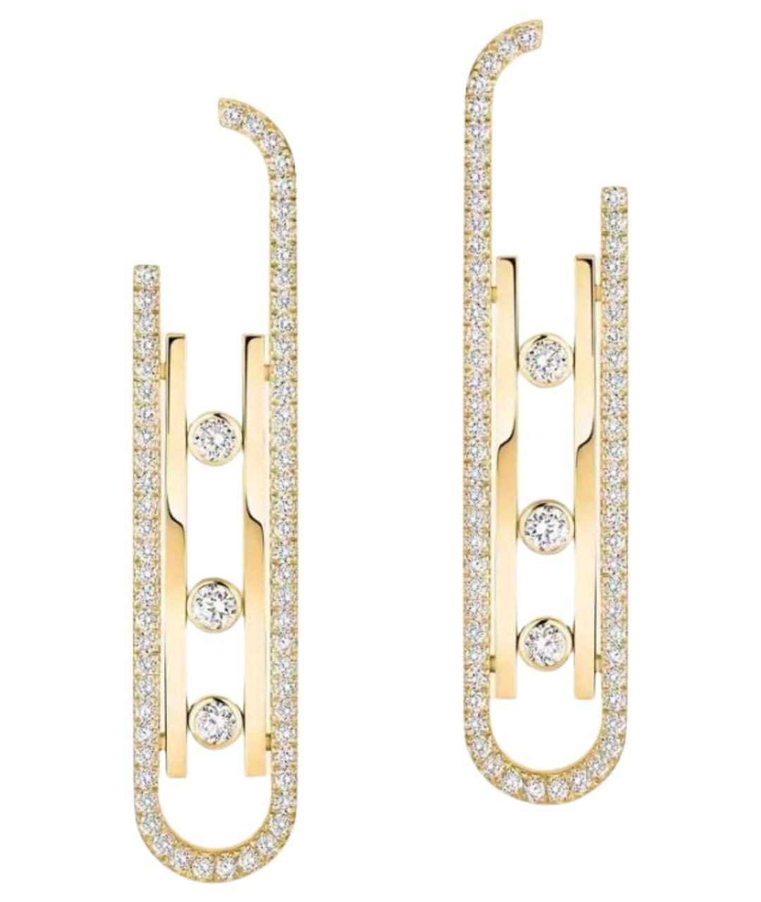 MESSIKA Золотые серьги из желтого золота, фото 1