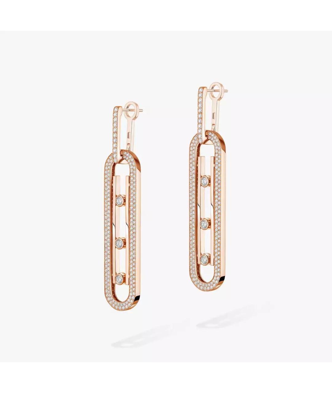 MESSIKA Золотые серьги из розового золота, фото 3