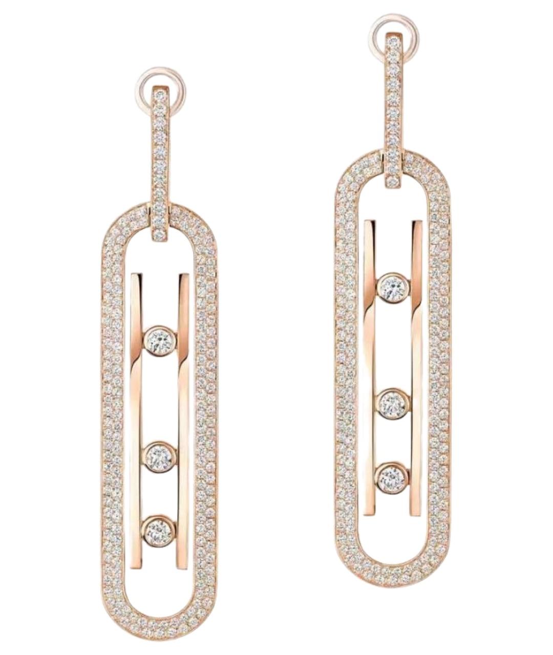 MESSIKA Золотые серьги из розового золота, фото 1