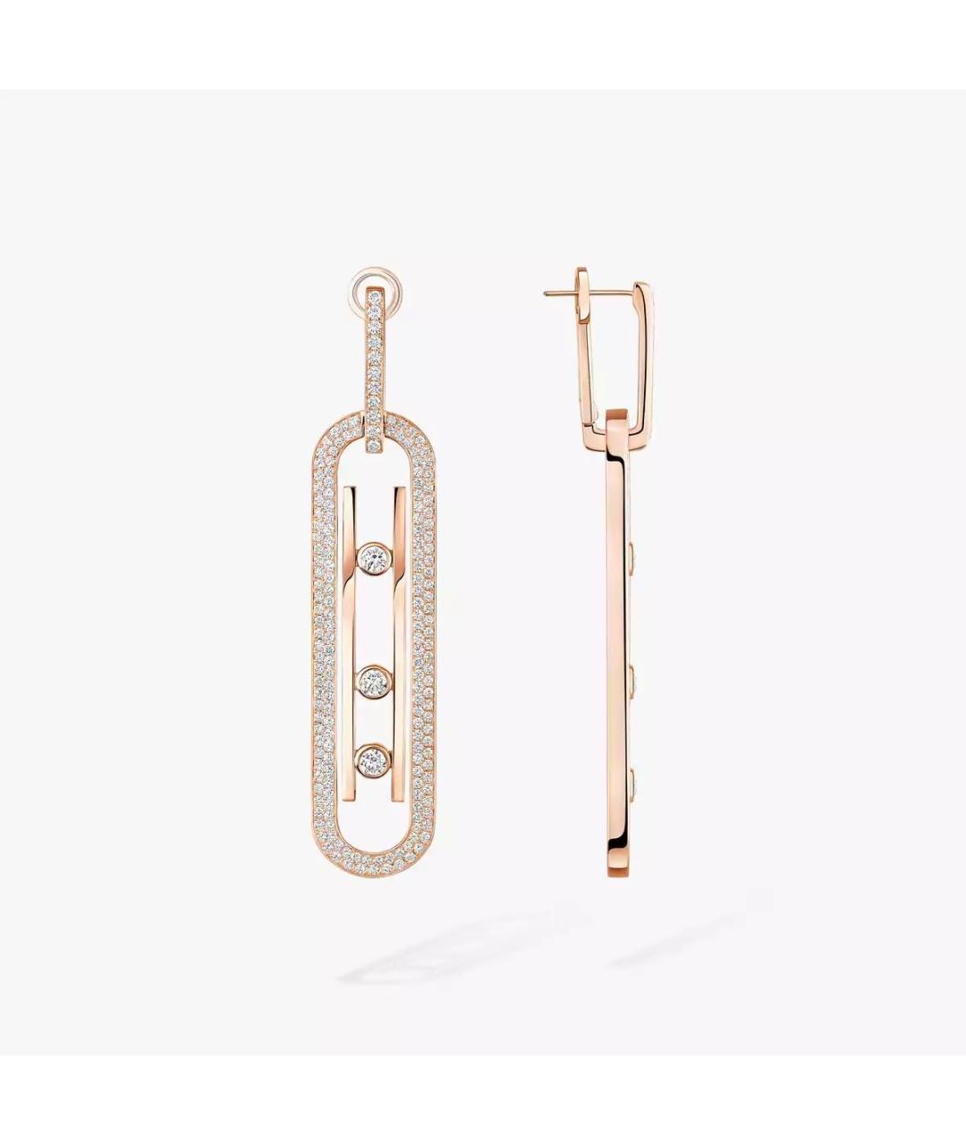 MESSIKA Золотые серьги из розового золота, фото 5