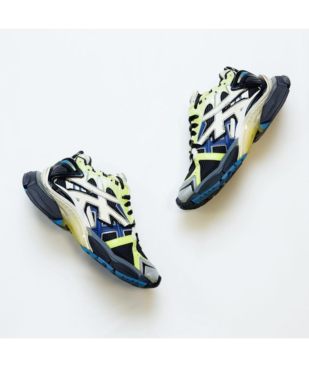 BALENCIAGA Мульти текстильные низкие кроссовки / кеды, фото 6