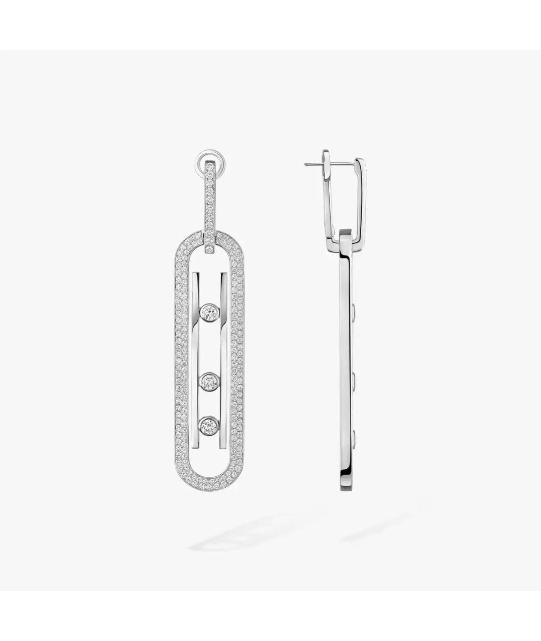 MESSIKA Серебряные серьги из белого золота, фото 5