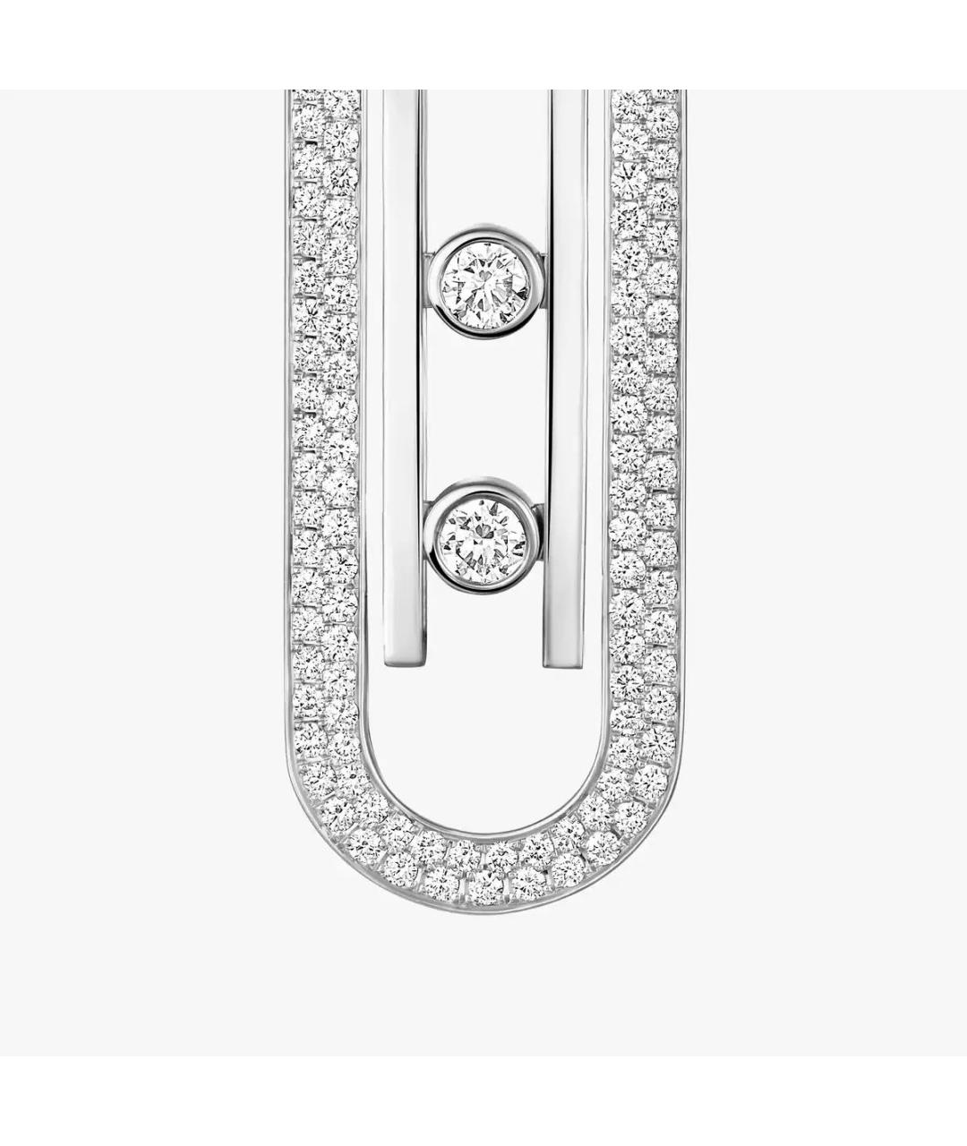 MESSIKA Серебряные серьги из белого золота, фото 4