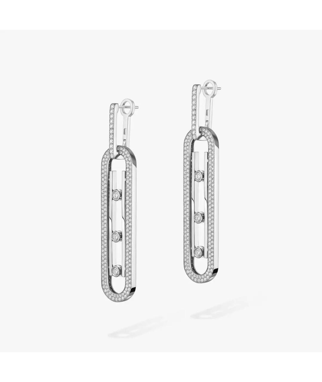 MESSIKA Серебряные серьги из белого золота, фото 3