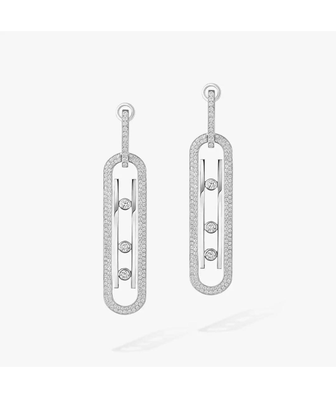 MESSIKA Серебряные серьги из белого золота, фото 6