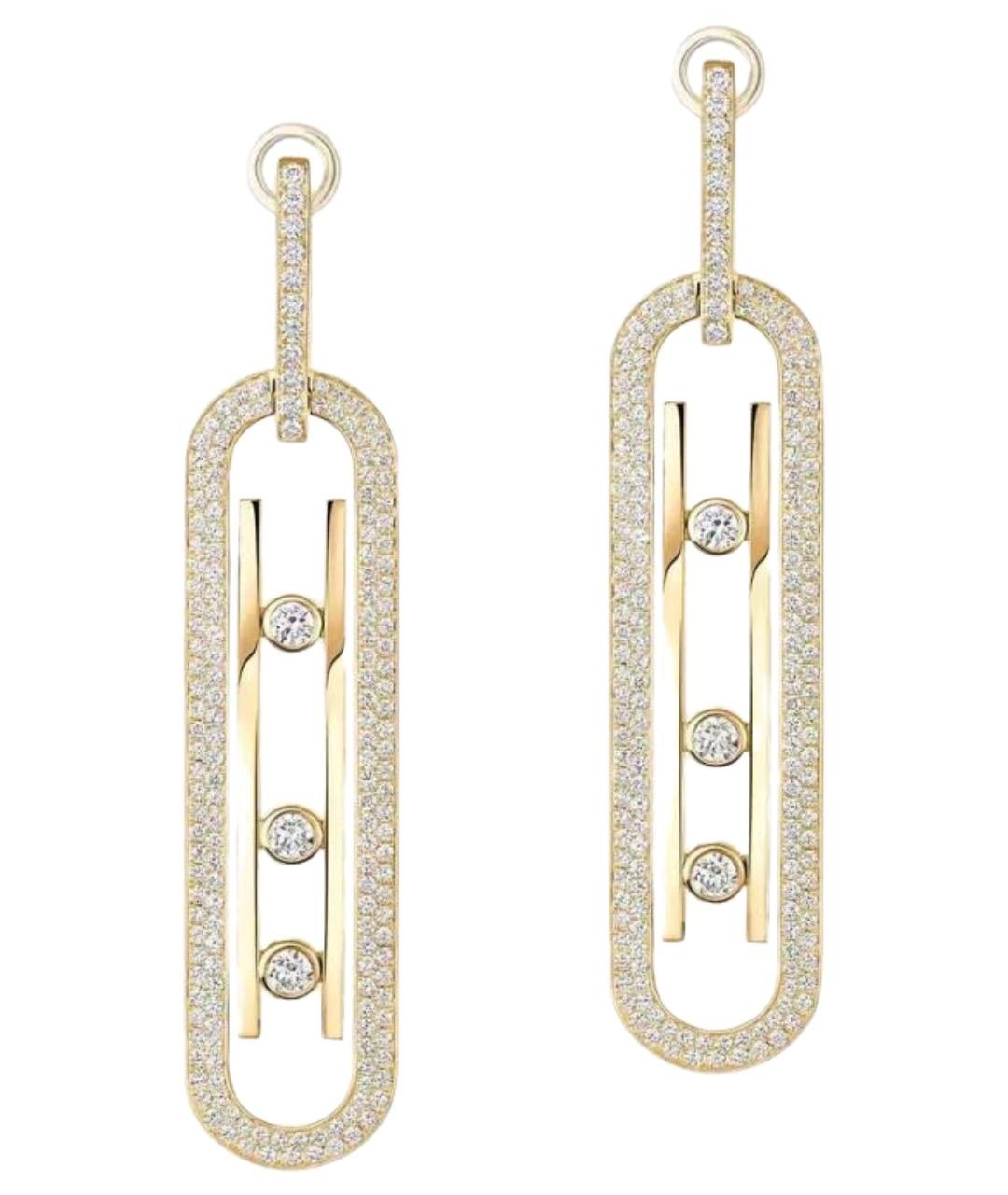 MESSIKA Золотые серьги из желтого золота, фото 1