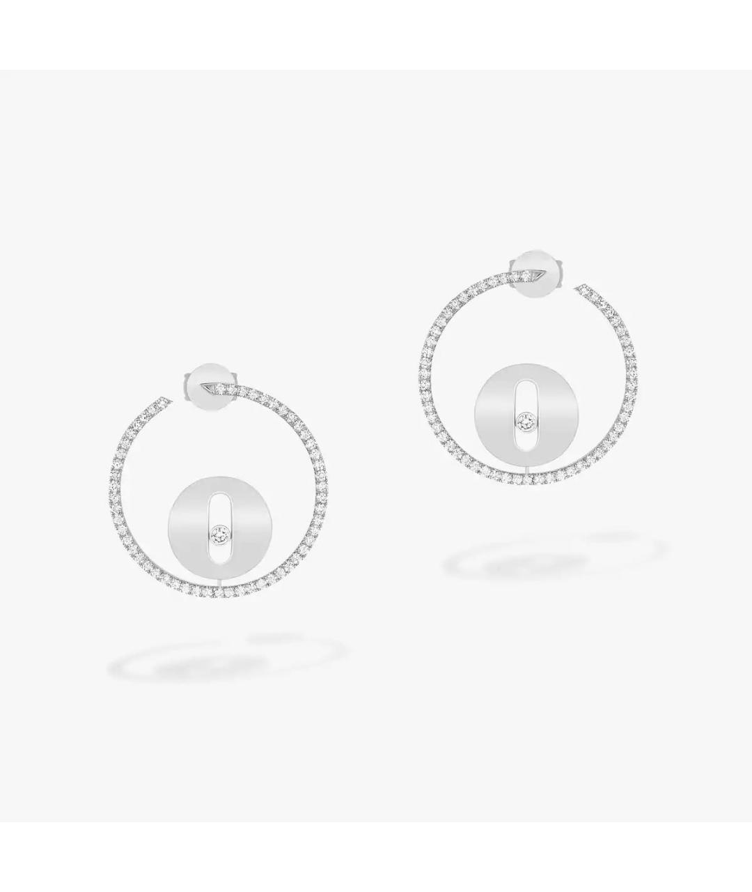 MESSIKA Серебряные серьги из белого золота, фото 3