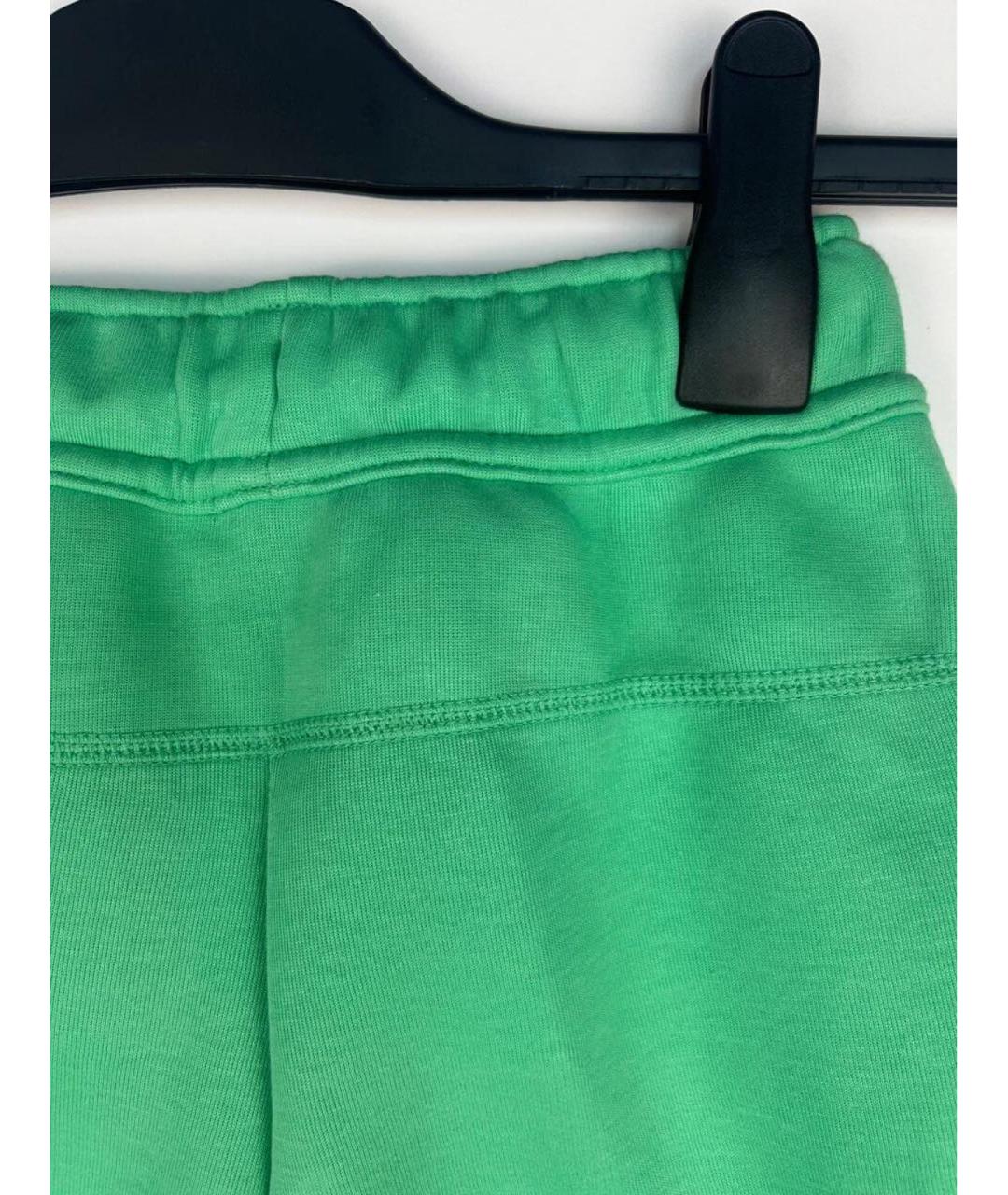 NIKE Зеленые хлопковые брюки и шорты, фото 6