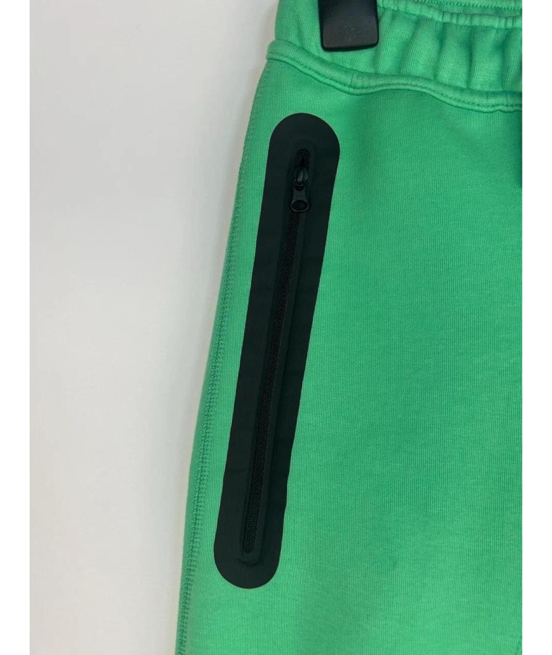 NIKE Зеленые хлопковые брюки и шорты, фото 5