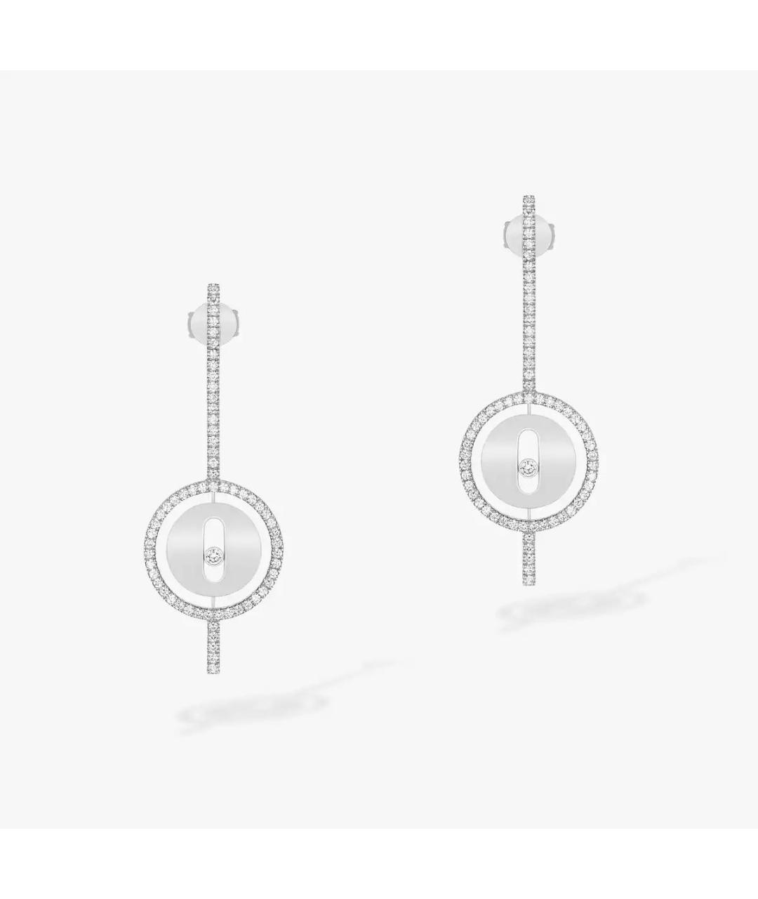 MESSIKA Серебряные серьги из белого золота, фото 3