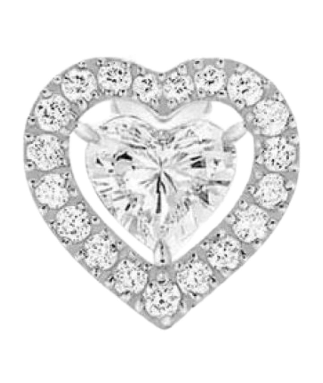 MESSIKA Серебряные серьги из белого золота, фото 1