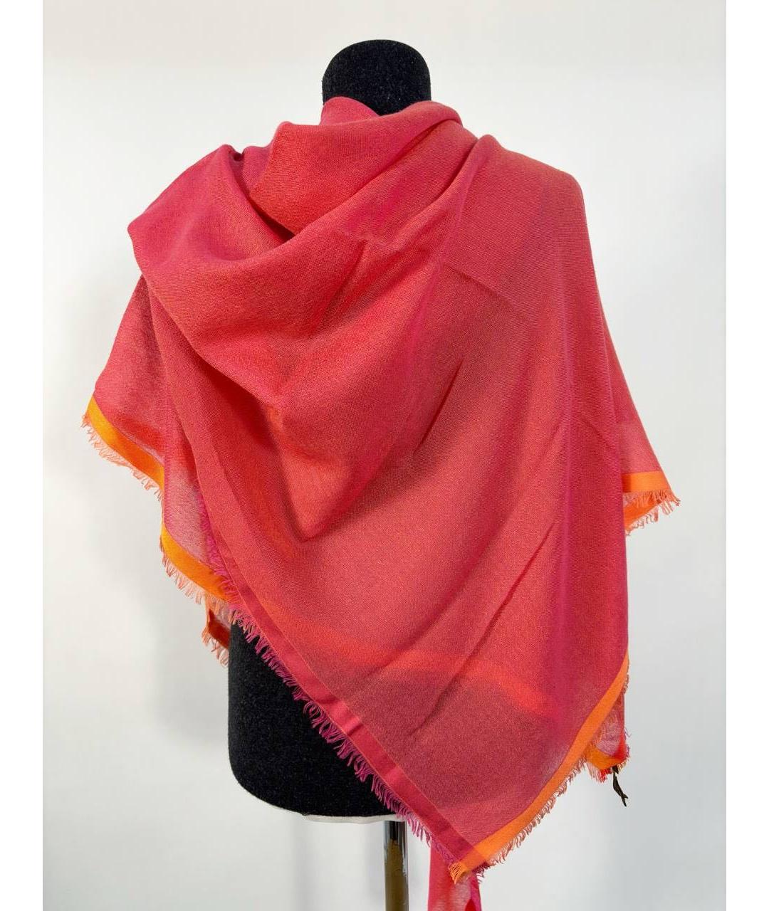 LORO PIANA Красный платок, фото 4