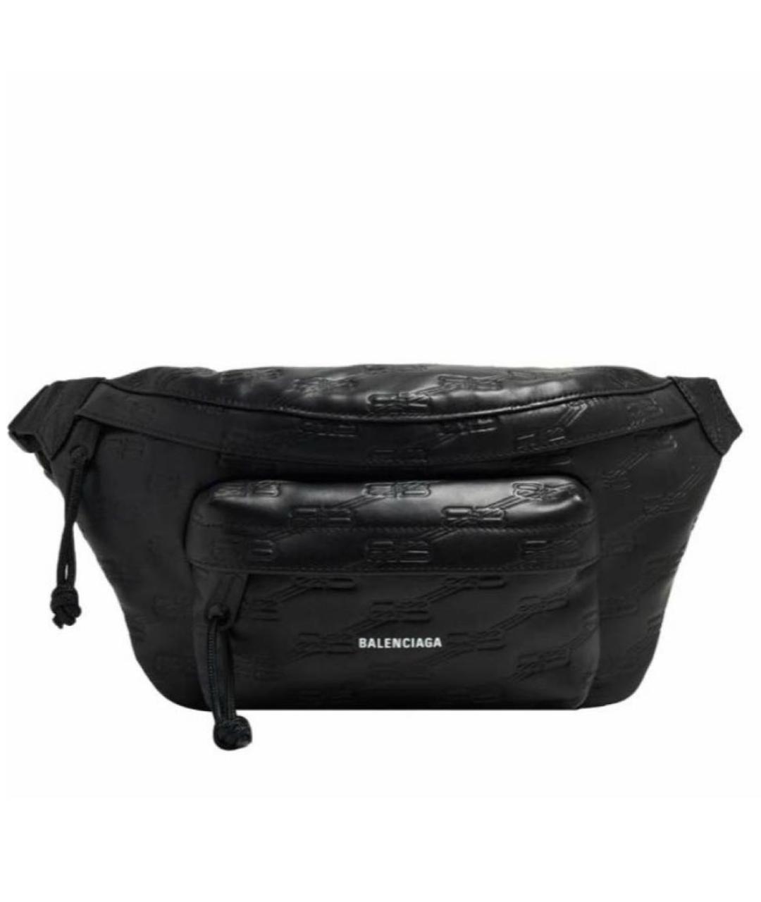 BALENCIAGA Черная кожаная сумка на плечо, фото 8
