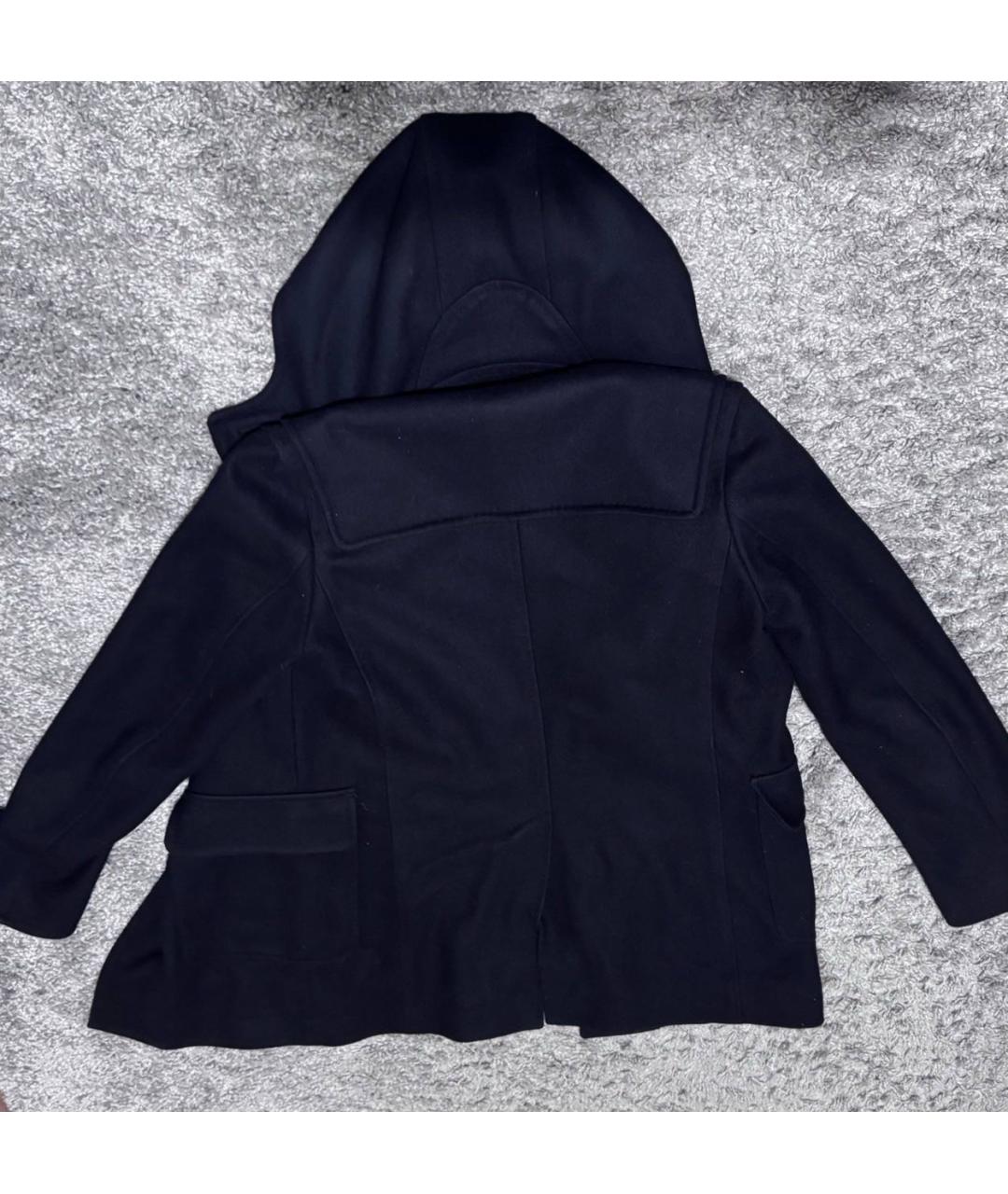 DSQUARED2 Черное шерстяное пальто, фото 2