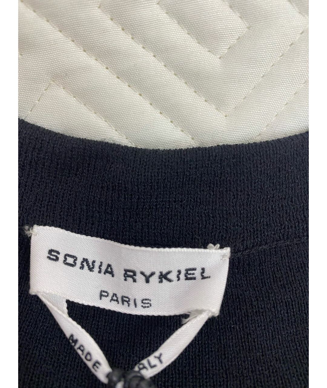 SONIA RYKIEL Черная шерстяная майка, фото 3