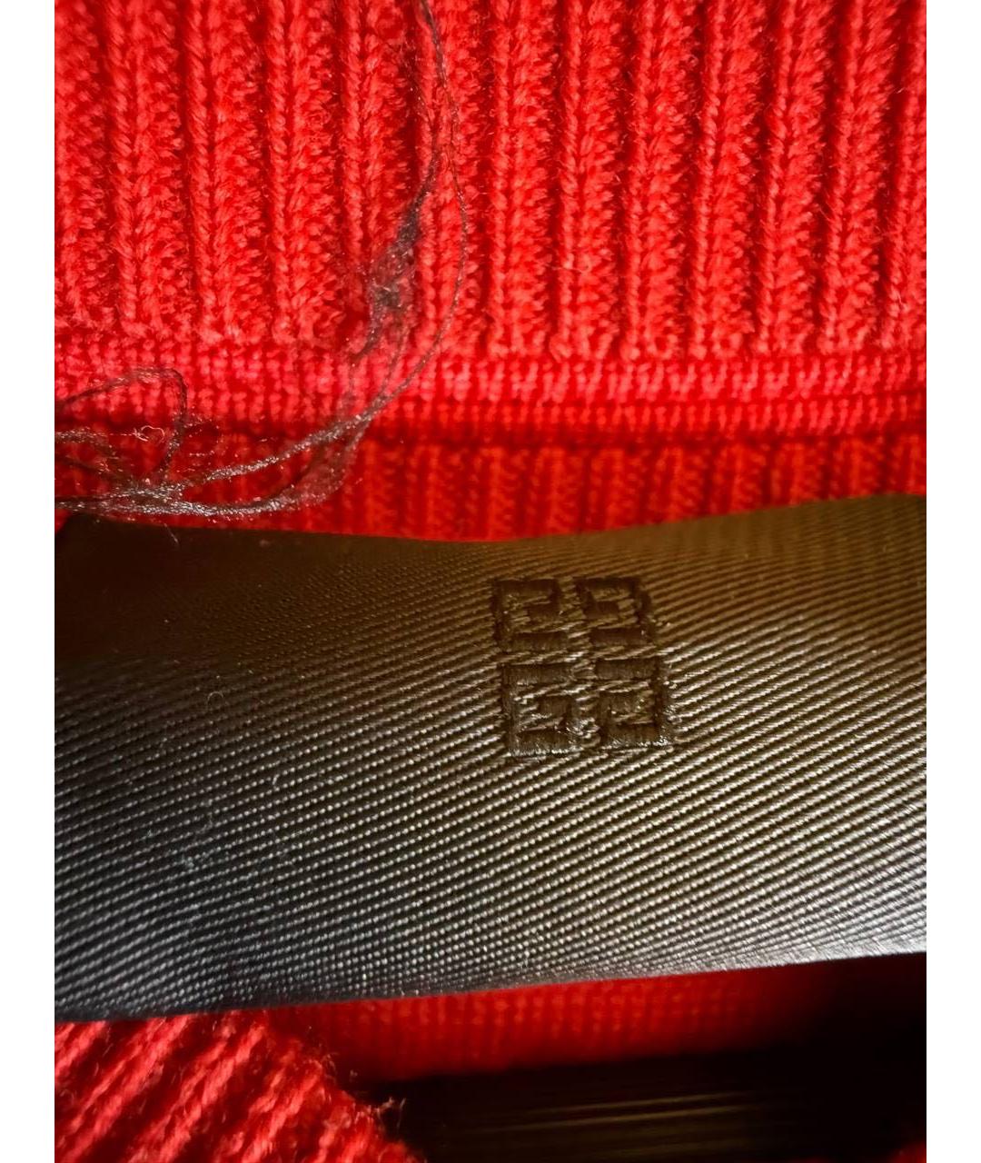 GIVENCHY Красная шерстяная куртка, фото 4