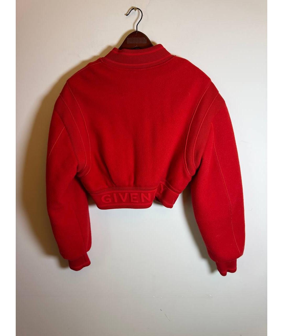 GIVENCHY Красная шерстяная куртка, фото 2