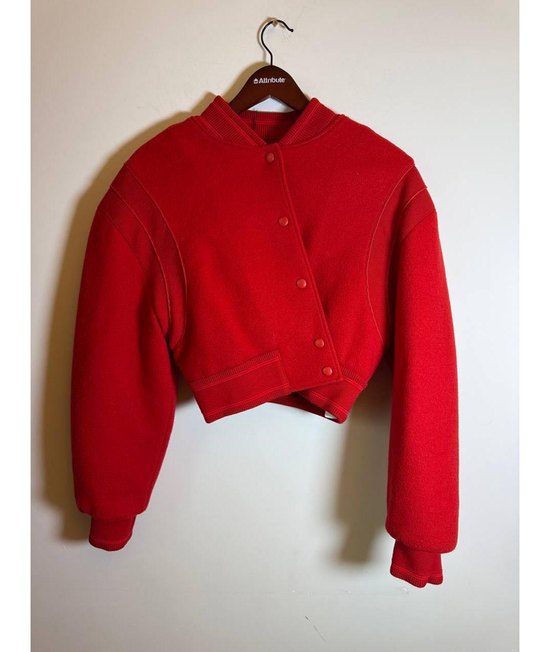 GIVENCHY Красная шерстяная куртка, фото 5