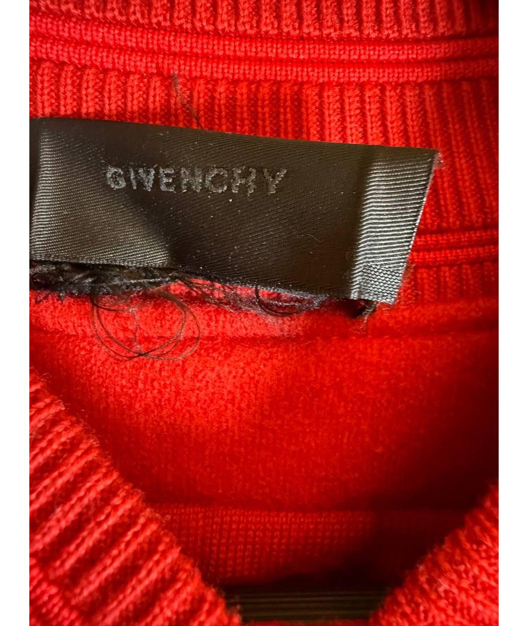 GIVENCHY Красная шерстяная куртка, фото 3
