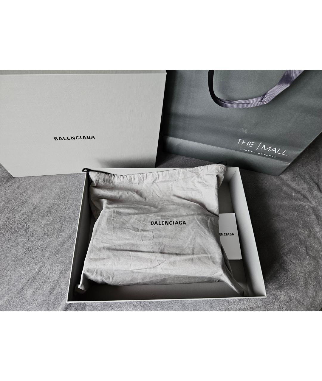 BALENCIAGA Черная деним сумка через плечо, фото 3