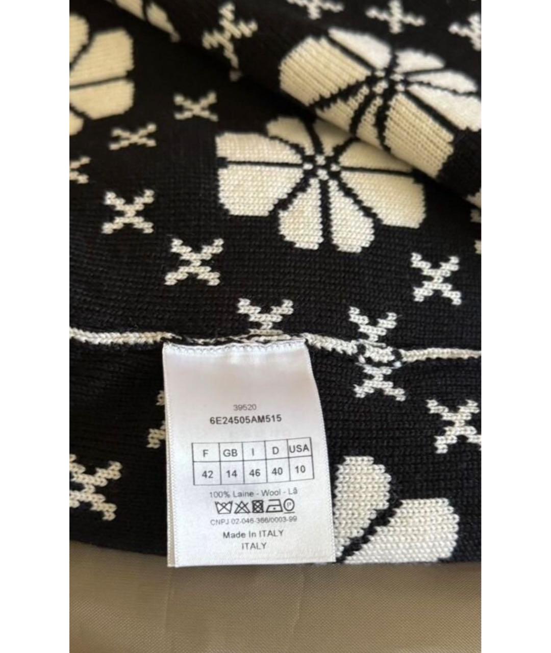 CHRISTIAN DIOR Белый шерстяной джемпер / свитер, фото 4