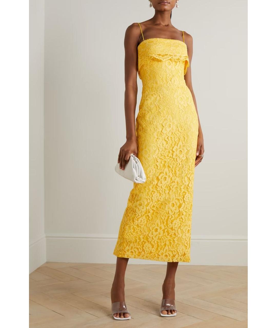 RASARIO Желтое коктейльное платье, фото 5