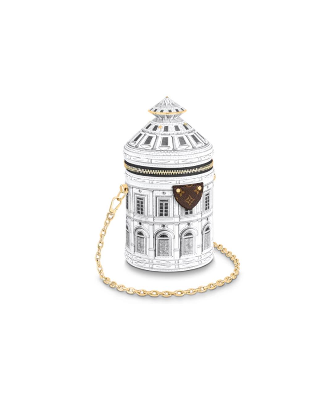 LOUIS VUITTON Белая сумка через плечо, фото 7