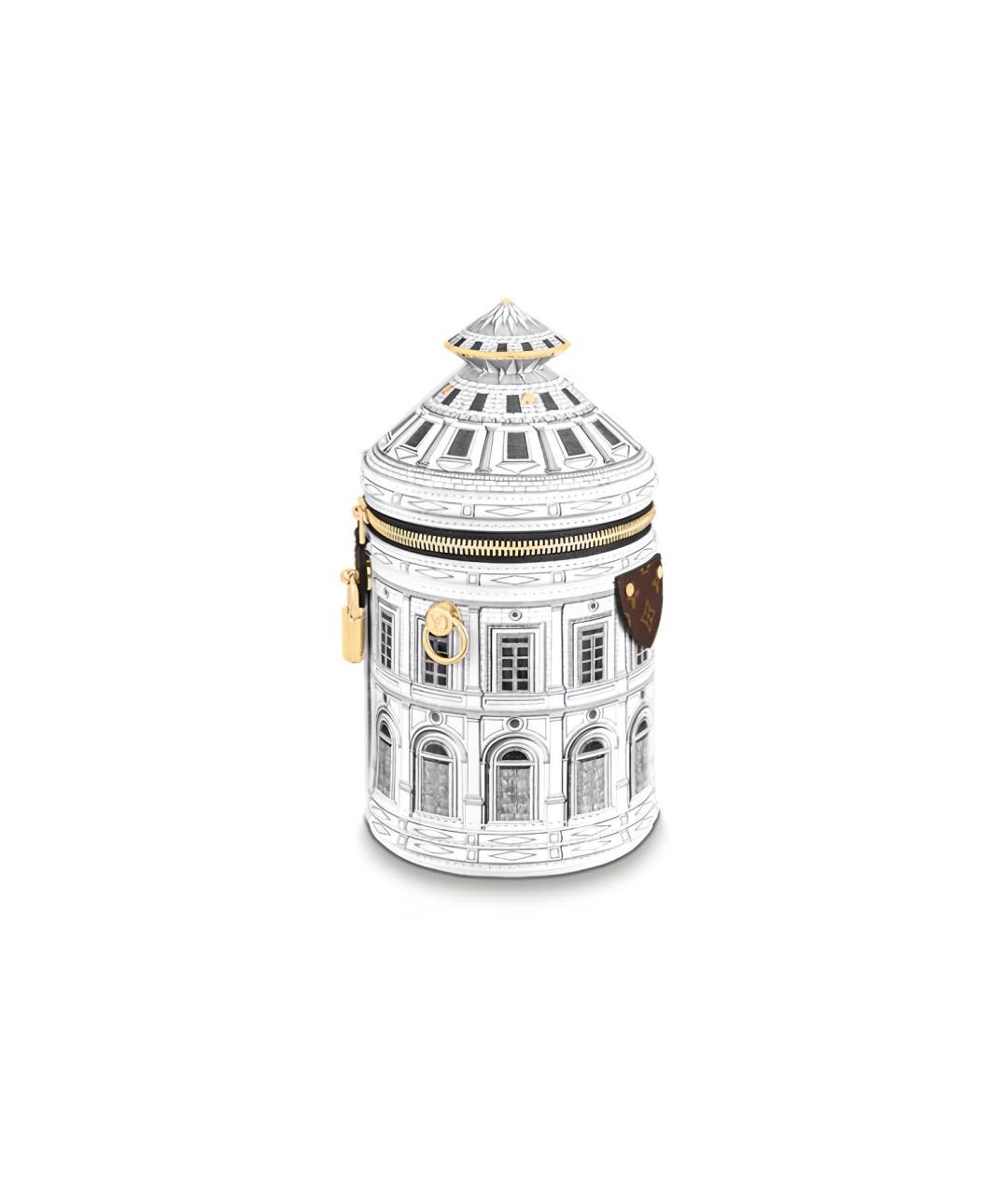 LOUIS VUITTON Белая сумка через плечо, фото 2