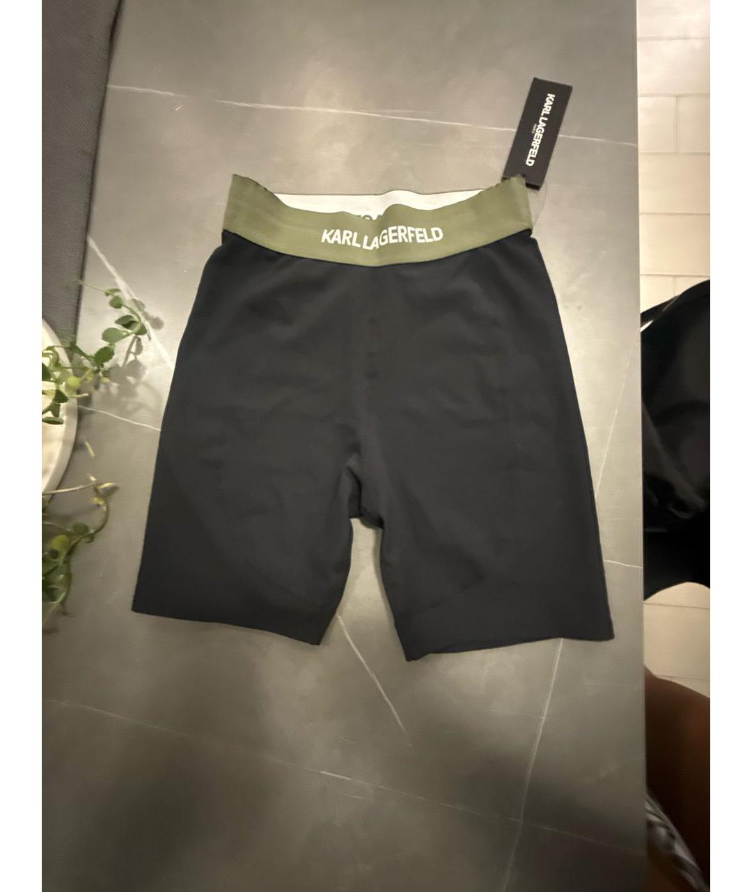 KARL LAGERFELD Черные шорты, фото 2