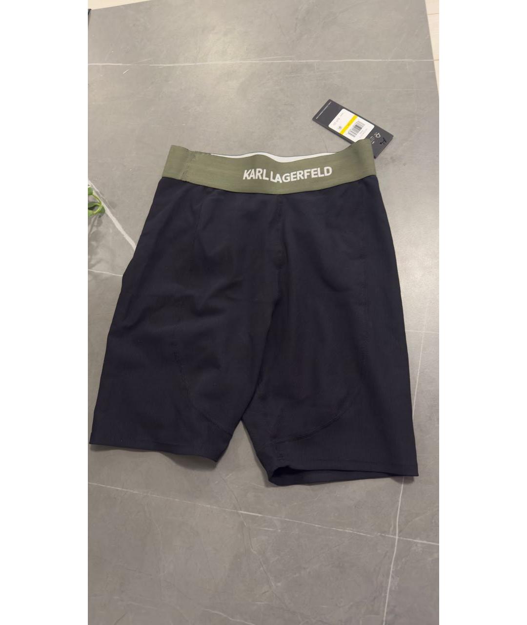 KARL LAGERFELD Черные шорты, фото 5