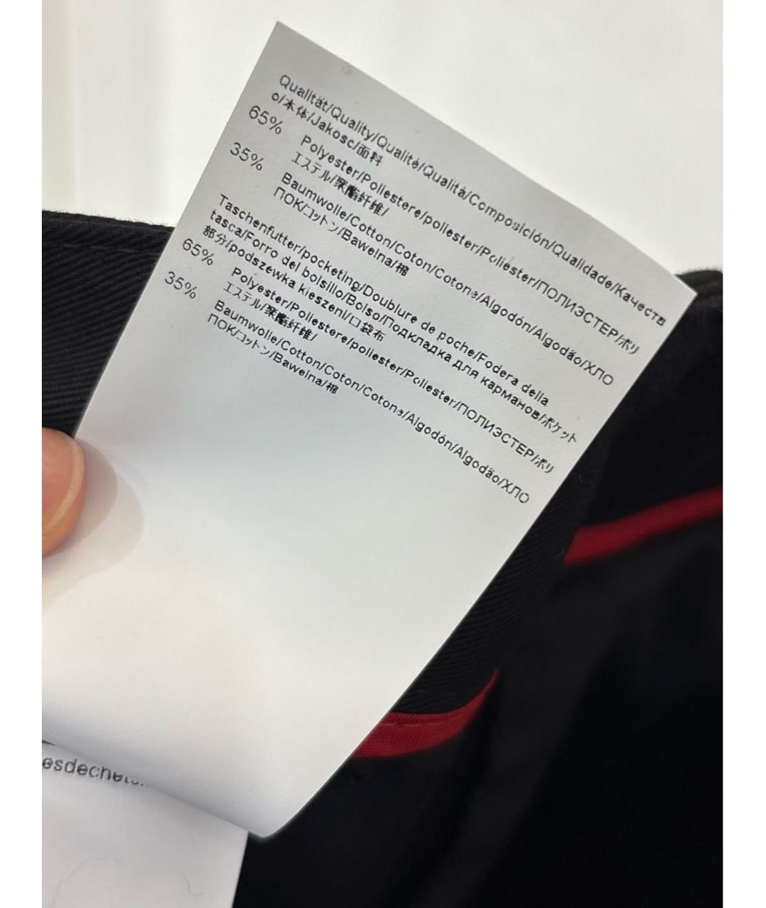 HUGO Черные хлопковые повседневные брюки, фото 8