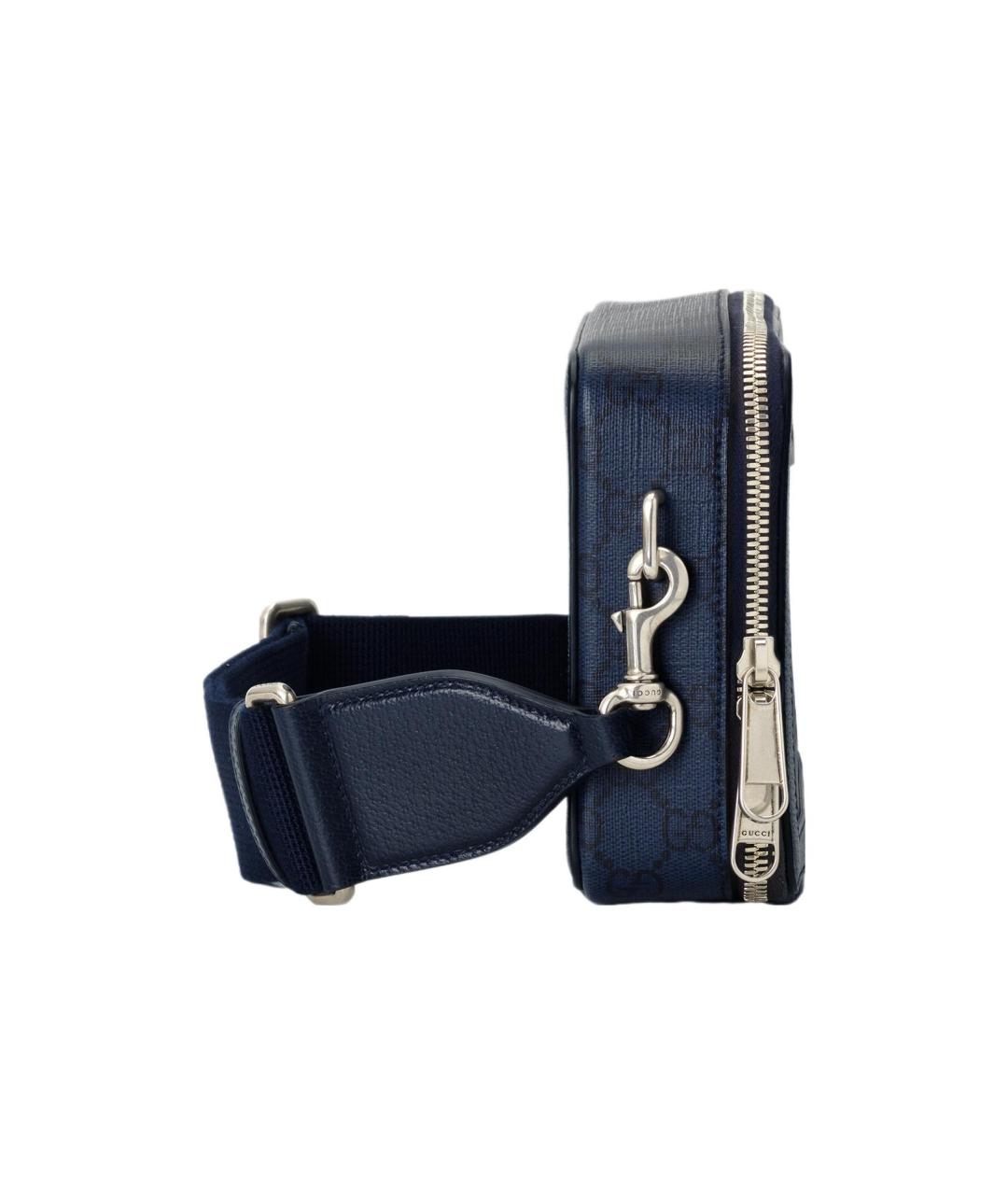 GUCCI Темно-синяя сумка на плечо, фото 4