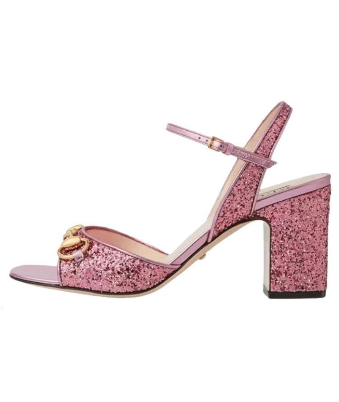 GUCCI Розовые босоножки, фото 2