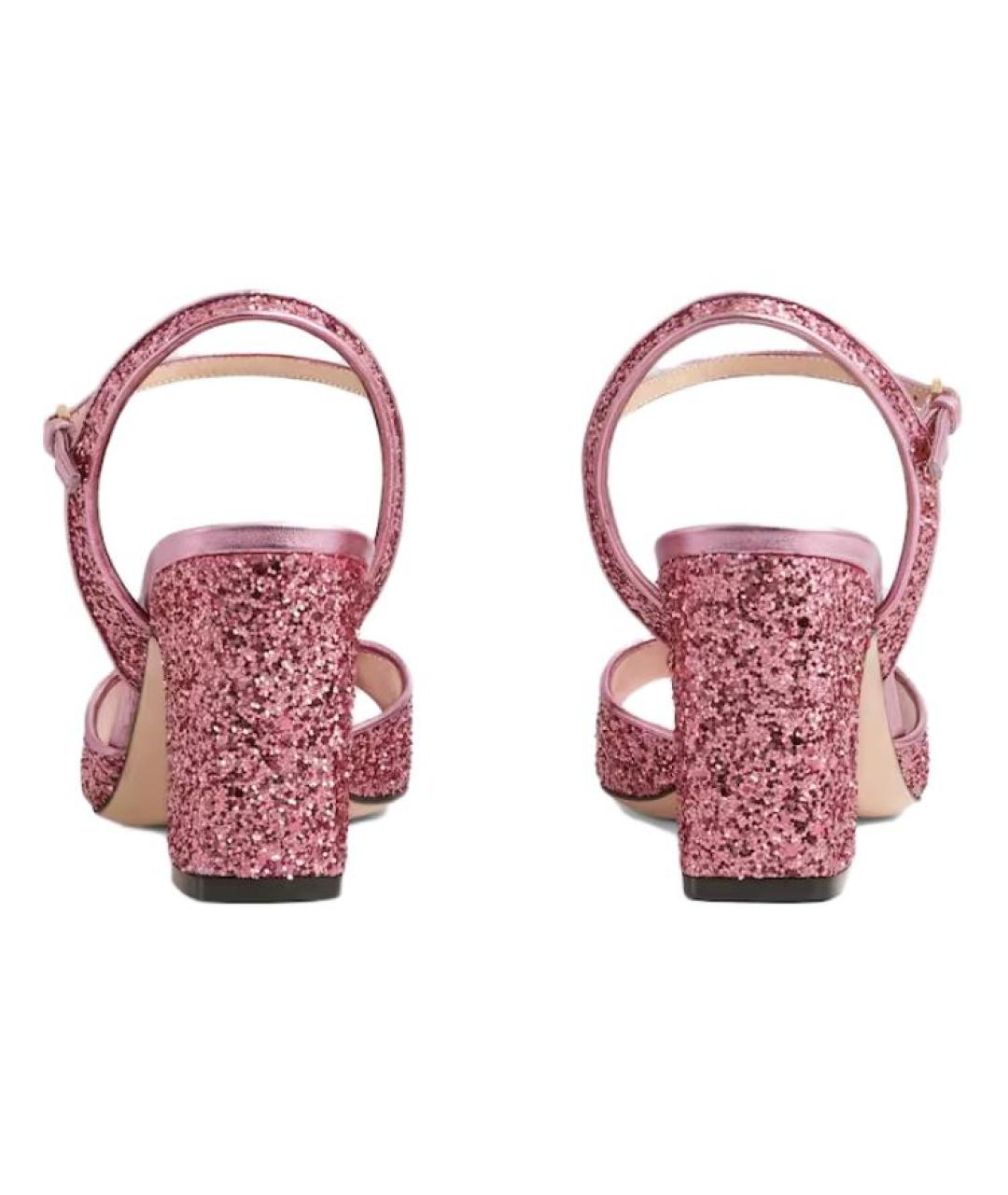 GUCCI Розовые босоножки, фото 5