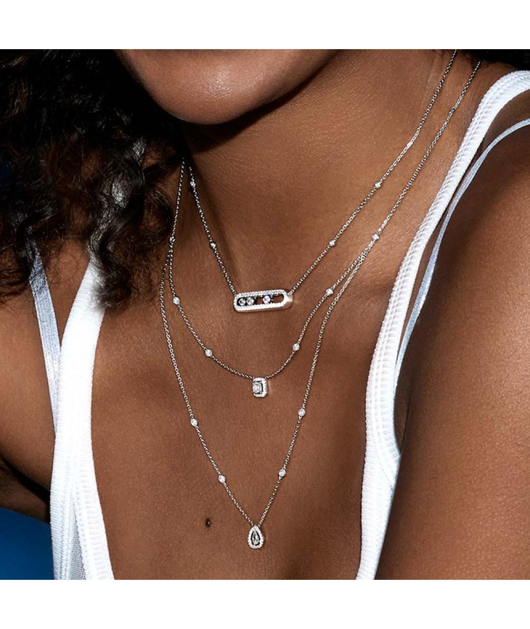 MESSIKA Серебряная цепочка из белого золота, фото 3