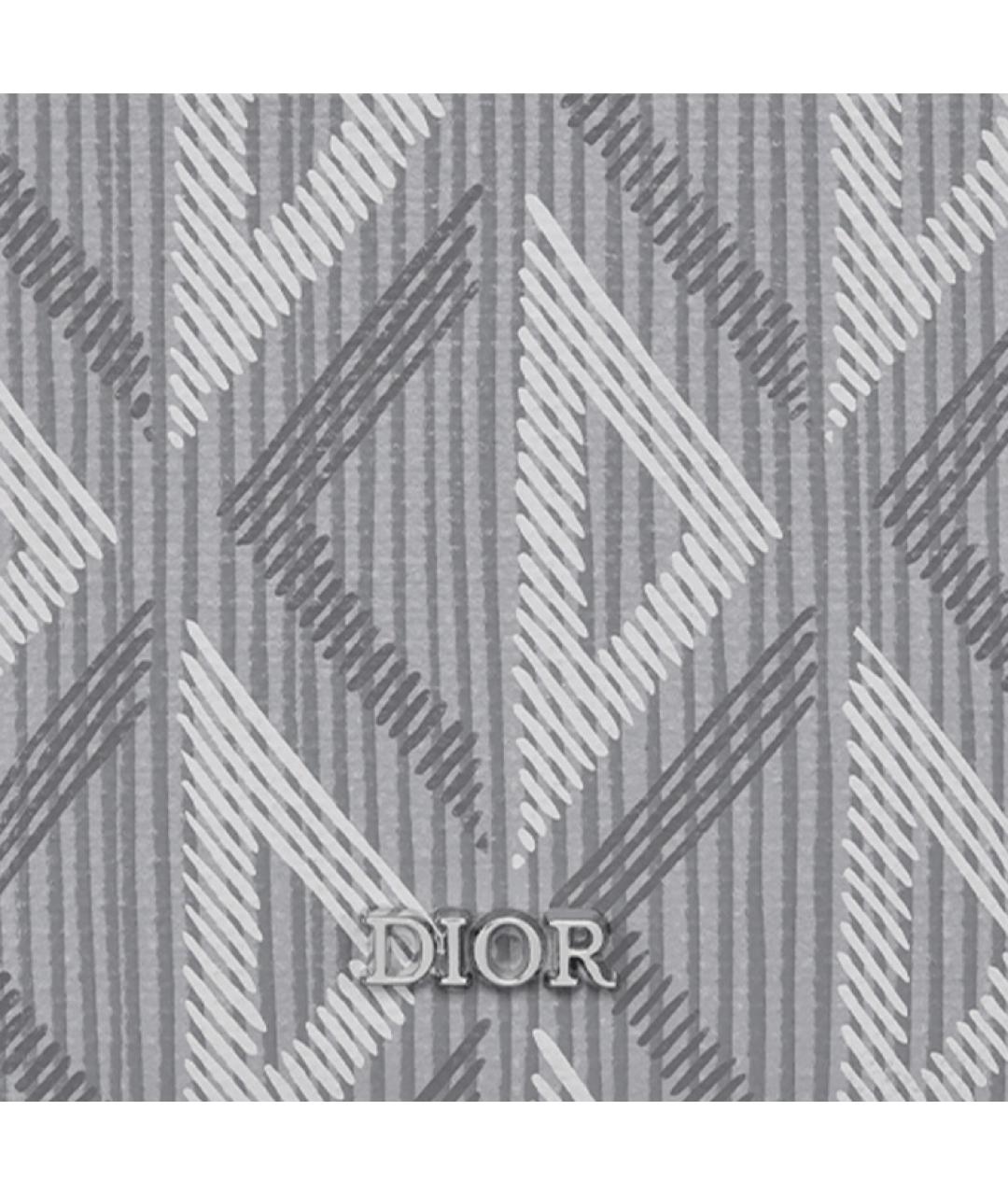 CHRISTIAN DIOR Серый кардхолдер, фото 3