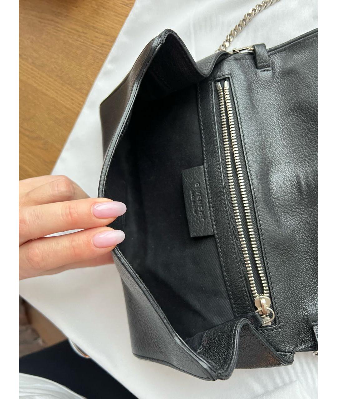 GIVENCHY Черная сумка через плечо из лакированной кожи, фото 8